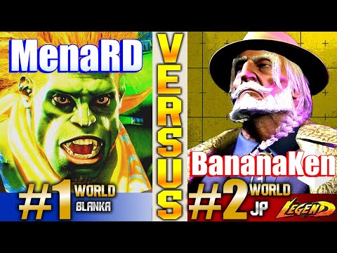 SF6 MenaRD (Blanka Vs JP) BananaKen ▰ High Level