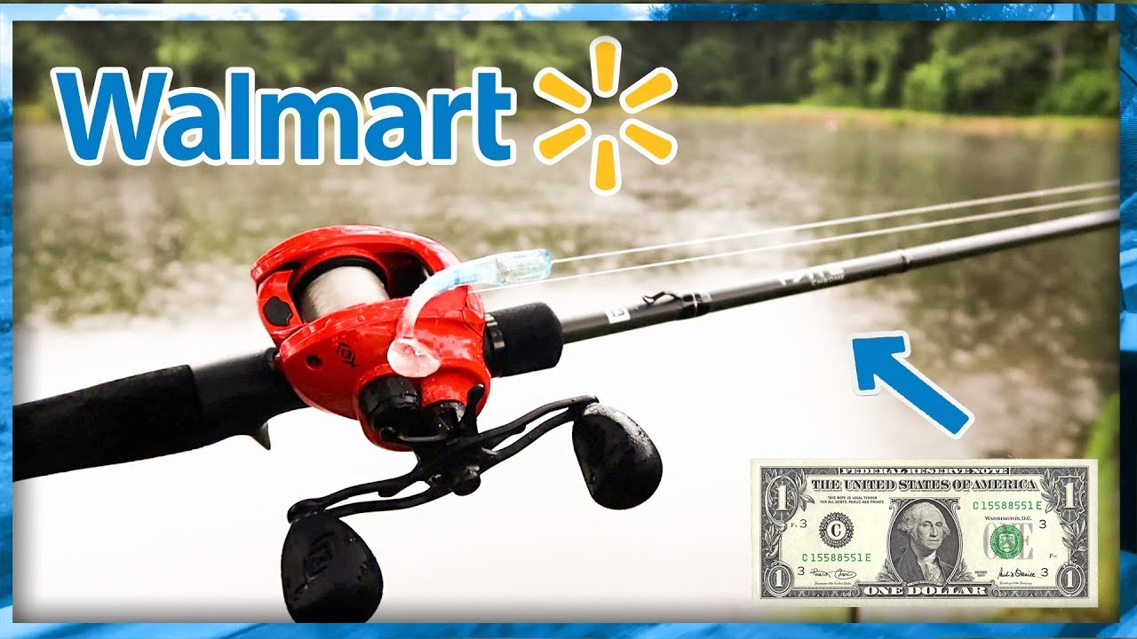Watch $1 Walmart FISHING Challenge!!! (Ft. Fishing With Norm) Video on