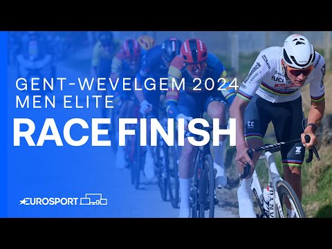 Fabulous finish in Flanders 🇧🇪 | Gent-Wevelgem Men's Finish | Eurosport Cycling