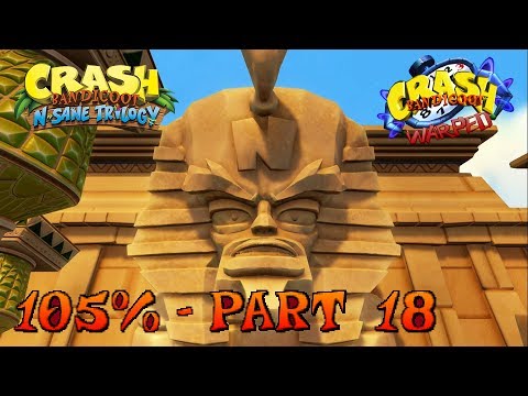 Crash Bandicoot 3 - N. Sane Trilogy - 105% Walkthrough, Part 18: Tomb Time (Both Gems)