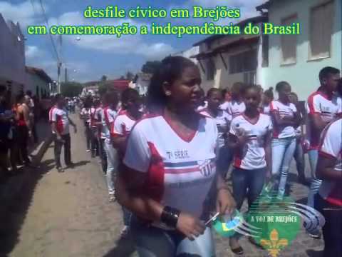 desfile cívico em Brejões 2015