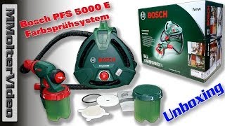 PFS 5000 E von Bosch - Unboxing