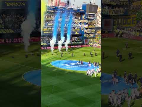 "IMPRESIONANTE RECIBIMIENTO " Barra: La 12 &bull; Club: Boca Juniors