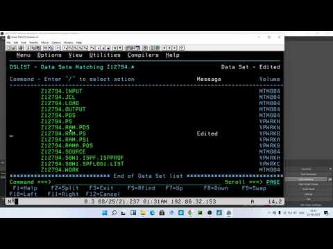5 HOW TO RENAME  PS FILE in mainframe / jcl / mocha soft