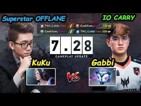 KuKu [Mirana] Superstar OFFLANE insane damage vs TNC Gabbi IO Carry Dota 2 7.28 Perspective