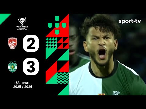 Resumo: Santa Clara 2-3 Sporting - Taça de Portugal | sport tv