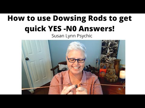 How to use Dowsing Rods to get quick YES - NO Answers!  Anyone can use dowsing rods.