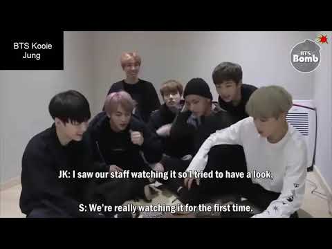 BTS reaction Wanna one.