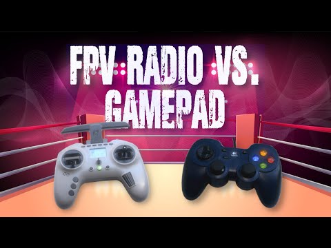 FPV RADIO vs. GAME CONTROLLER for FPV Drone Sims