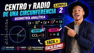 How to find the center and radius of a circle? | Example 2 | Analytic Geometry
