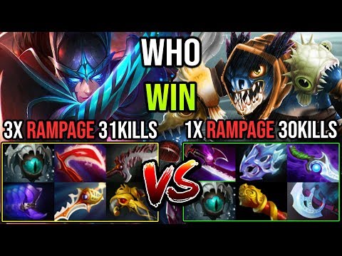 World Most EPIC Battle Ever!!! Monster Crit 3x Rampage 31Kills PA Vs Cancer 30Kills Slark DotA 2