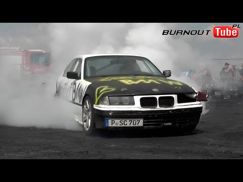 3 miejsce Pokaz Mocy klasa PRO - "GRUBY" BMW E36 328 Coupe - XXV Ogólnopolski Zlot BMW Toruń 2023