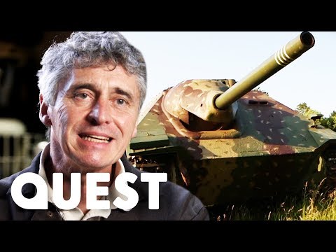 Die Zwillinge installieren ein neues Rohr am letzten funktionierenden deutschen Jagdpanzer | Comb...