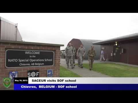 130516  SACEUR visits SOF Chievres