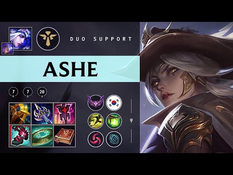 Ashe Support vs Blitzcrank - KR Master Patch 25.23