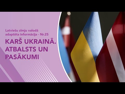 Nr. 25 “Karš Ukrainā. Atbalsts un pasākumi”