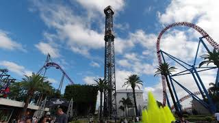 batwing spaceshot movie world thrill rides goldcoast theme park