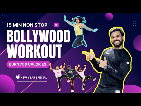 15 Minutes Bollywood Dance Workout | Bhangra Dance Workout For Beginners | FITNESS DANCE With RAHUL
