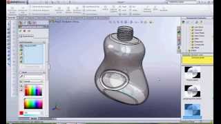 Plastic Bottle Design With Solidworks