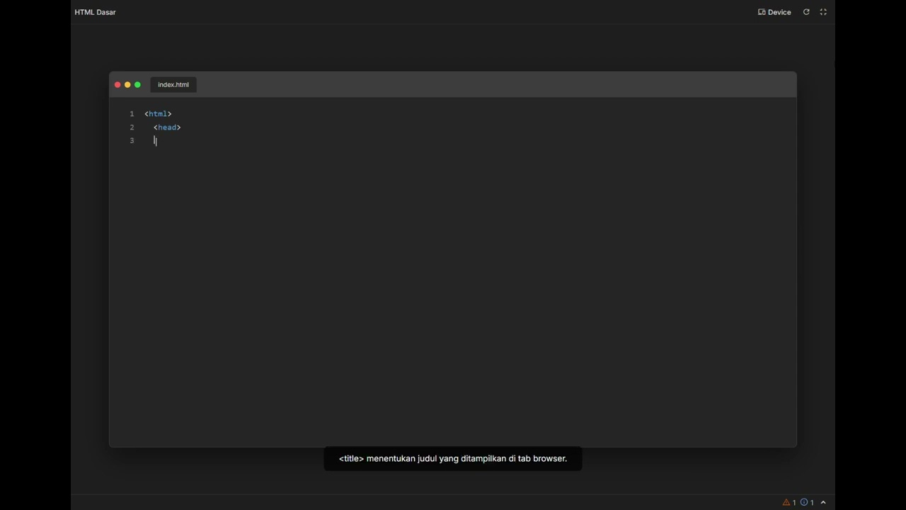 Memahami Tag HTML Dasar