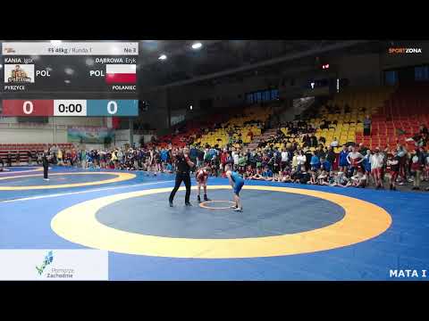 ZAPASY - (M1) XV Mistrzostwa Polski Młodzików U14 st. wolny  - Stargard 2025. Mata 1.