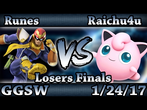 GGSW 17 - Runes (C.Falcon) Vs. Raichu4u (Jigglypuff) Smash Wii U Losers Finals - Smash 4
