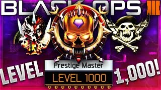 LEVEL 1000 MASTER PRESTIGE Black Ops 3! What Do You UNLOCK!? BO3 Level 1000 + ALL PRESTIGE EMBLEMS!