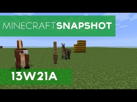 PlatypusOnDemand - Minecraft Snapshot 13w21a - Horse Inventory GUI and Bug Fixes Galore!