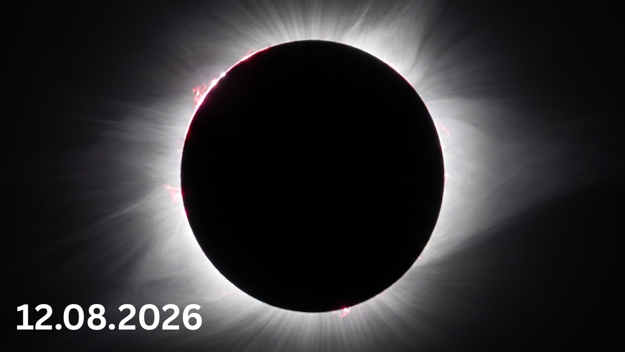 🔴 LIVE Leo Solar Eclipse August 12, 2026 🌑 Healing Flute & Meditation | New Beginnings