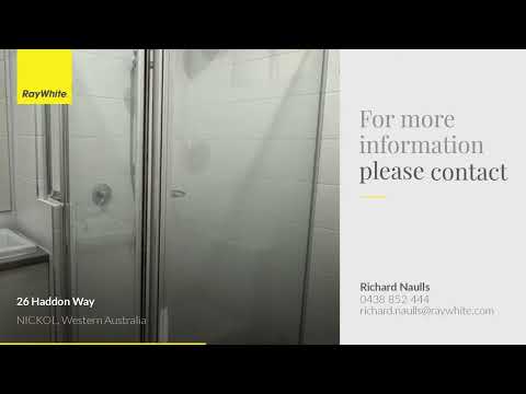26 Haddon Way, Nickol, WA 6714, 4房, 2浴, House