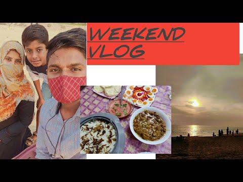 Sunday Vlog #7| Afternoon lunch special | Weekend out with mom and brother | relaxing time with sea.