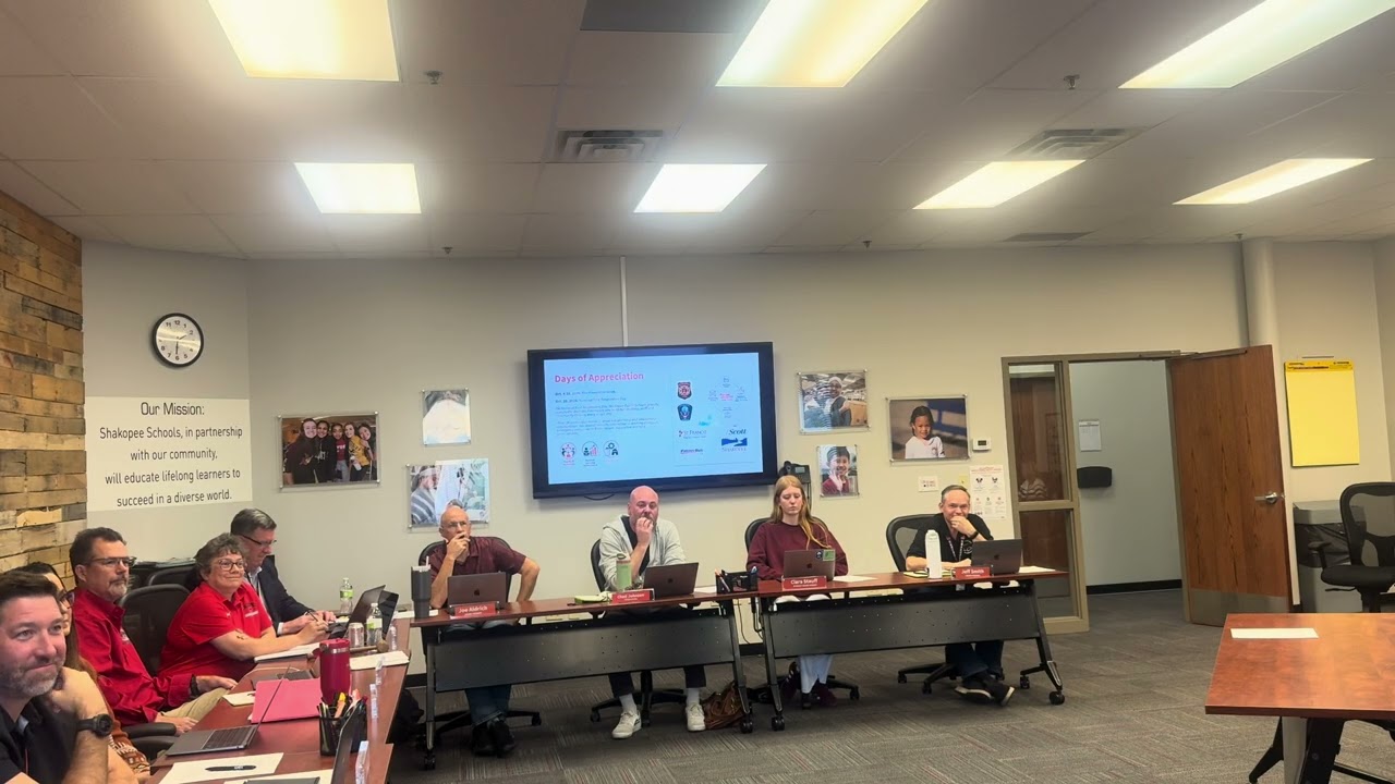 October 5, 2026 Shakopee Public Schools Board Meeting