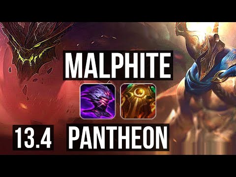 MALPHITE vs PANTHEON (TOP) | Rank 5 Malph, 5/3/14 | KR Challenger | 13.4