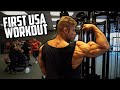 ARRIVED IN THE USA | CLASSIC CHEST WORKOUT | GETTING LEANER!