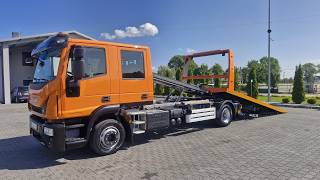 IVECO EUROCARGO / LAWETA HYDRAULICZNA / PLATFORMA – 6 M / BRYGADÓWKA –
