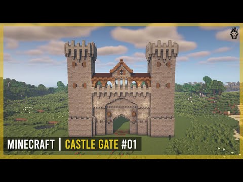 LionCheater - Minecraft Castle Gate - Medieval Kingdom #01