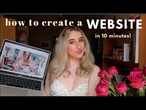 comment créer un SITE WEB | 10 min tutoriel 2021