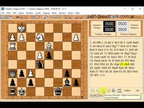 Carlsen Magnus and karjakin 2008 06 19 == p591