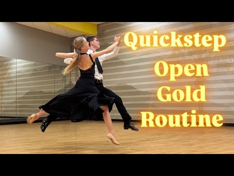 Wow🤩Quickstep Open Gold Routine | Figure Names & Timing🔥