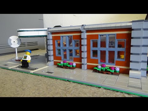 Bau meiner Lego Stadt Brick Town 119 2Teil vom Med  Zentrum