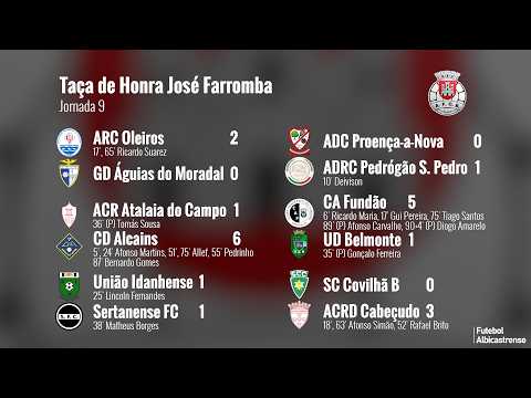 Taça de Honra 25/26 | Jornada 9