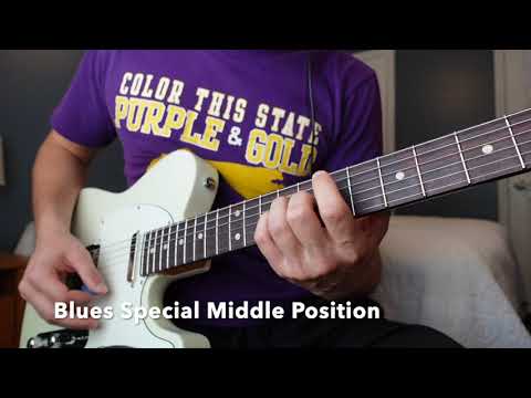 Lindy Fralin Blues Special Pickups and Suhr Classic T Pickup Comparison (NO TALKING)