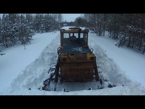 Как Ездить на Бульдозере Т-130 Инструкция для Чайников... Russian bulldozer
