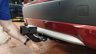 BMW removable locking trailer hitch
