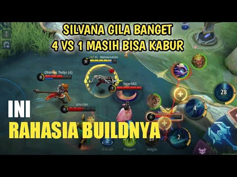 BUILD SILVANA SUPPORT PALING BAGUS BUAT MAIN SOLO - MOBILE LEGEND
