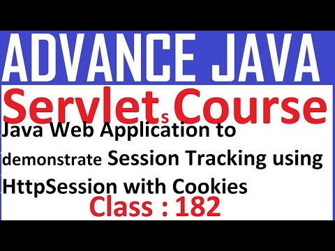 182 Java Web Application To Demonstrate Session Tracking Using Httpsession With Cookies Servlets T