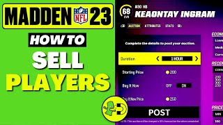 Madden 23 How to Sell Players Ultimate Team
