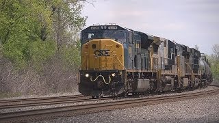 preview picture of video '(2) CSX SD80MAC Leading @ Bayview Rd.  May 28 2014'