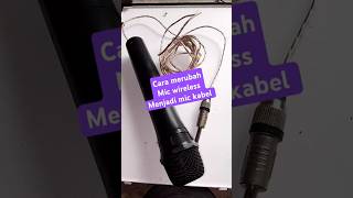 Download lagu cara merubah mic wireless menjadi mic kabel #feedshorts #shorts mp3