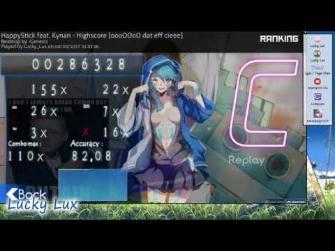 [Lucky_Lux] HappyStick feat. Kynan - Highscore - 6.38% ★ - 82.08% - Unranked